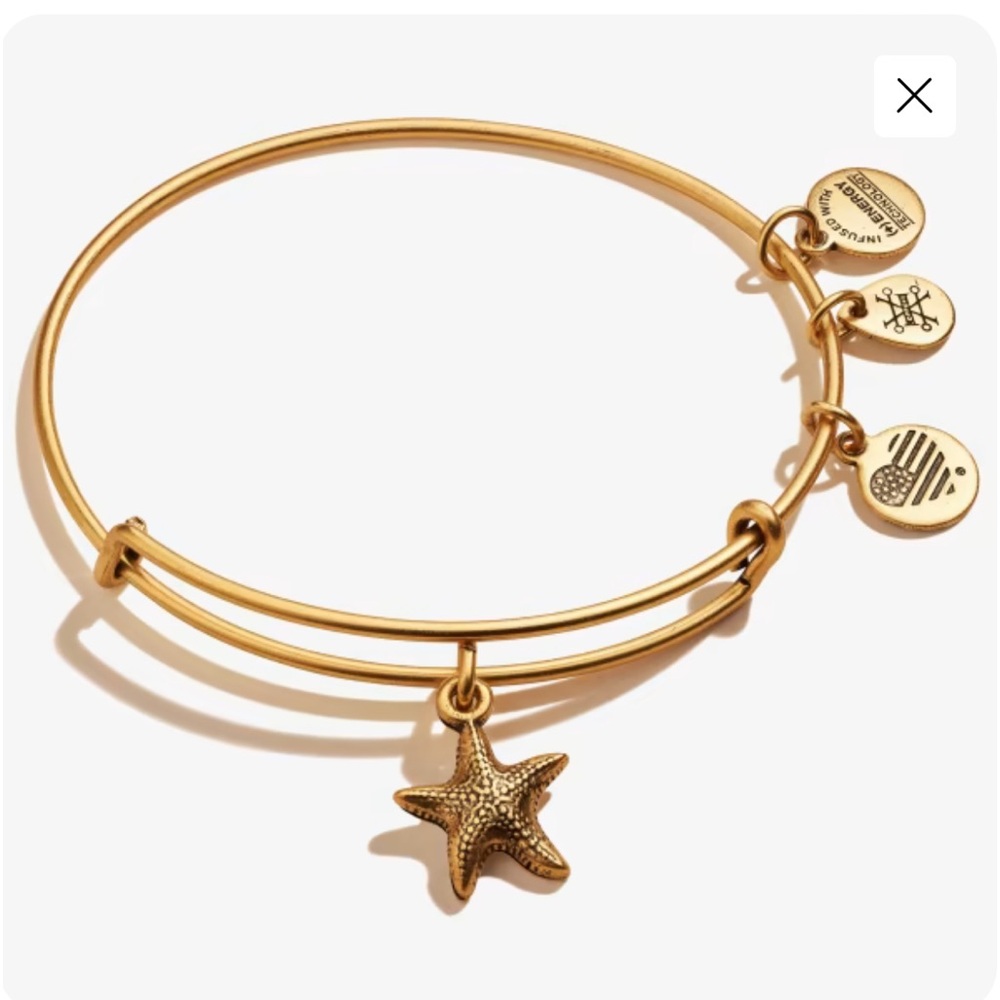 Alex +Ani Starfish Charm Bangle